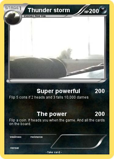 Pokemon Thunder storm