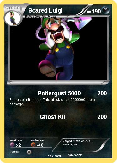 Pokemon Scared Luigi