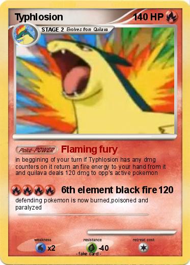 Pokemon Typhlosion