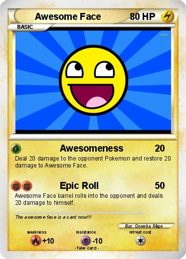 Pokemon Awesome Face