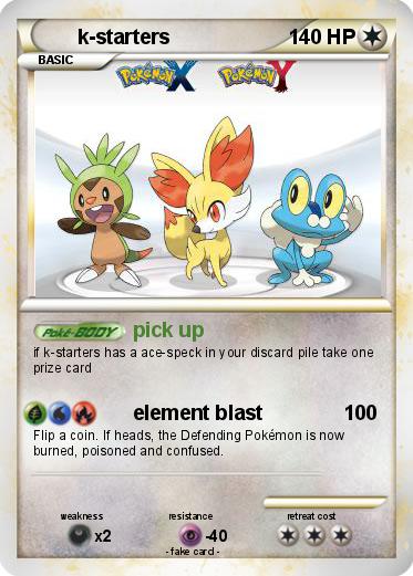 Pokemon k-starters