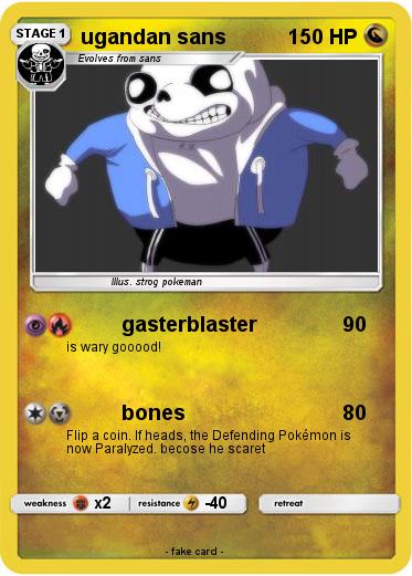Pokemon ugandan sans