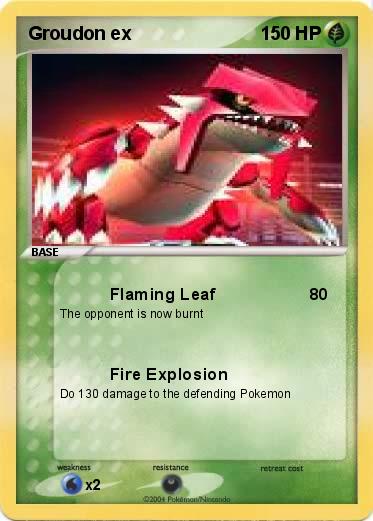 Pokemon Groudon ex                                     