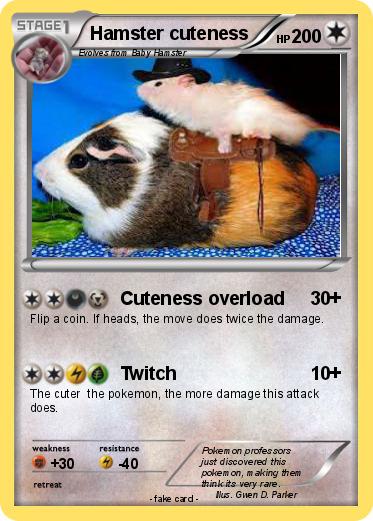 Pokemon Hamster cuteness