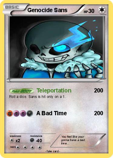 Pokemon Genocide Sans