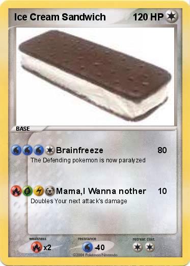 Pokemon Ice Cream Sandwich