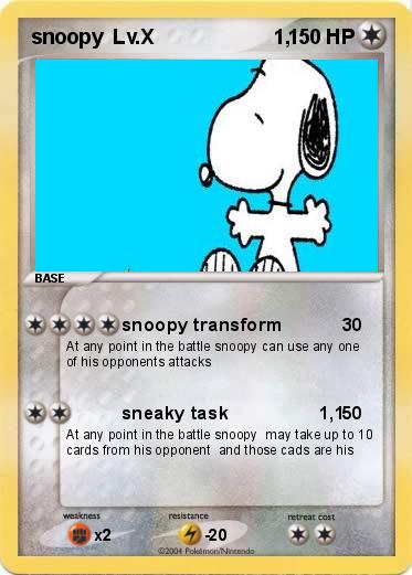 Pokemon snoopy  Lv.X                     1,