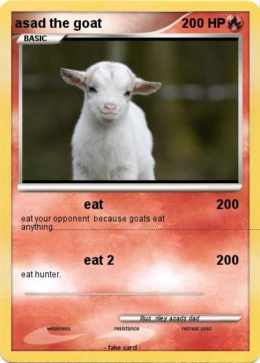 Pokemon asad the goat