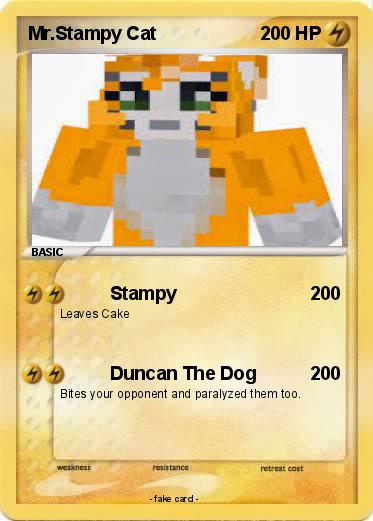 Pokemon Mr.Stampy Cat
