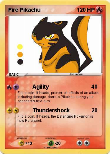 Pokemon Fire Pikachu