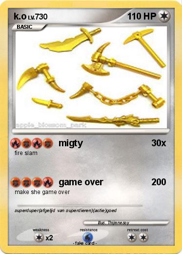 Pokemon k.o