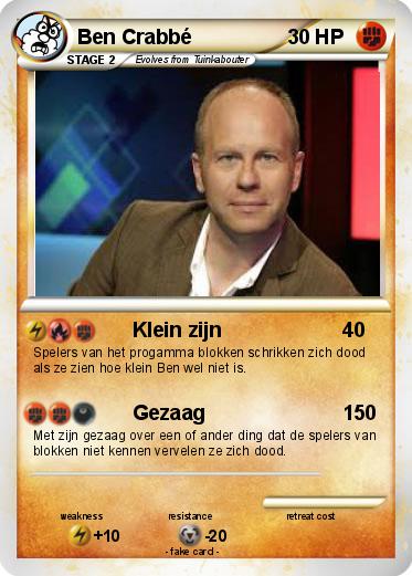 Pokemon Ben Crabbé