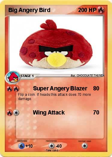 Pokemon Big Angery Bird