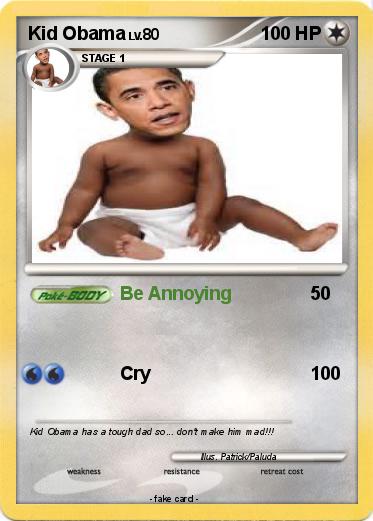 Pokemon Kid Obama