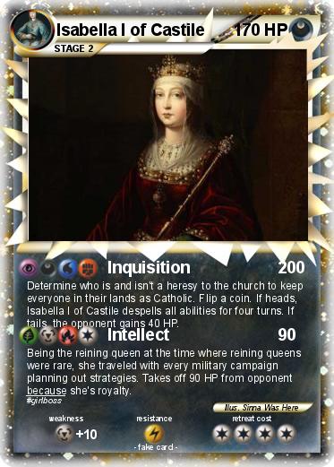 Pokemon Isabella I of Castile