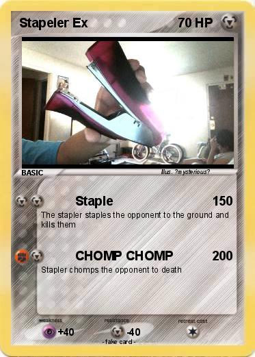 Pokemon Stapeler Ex