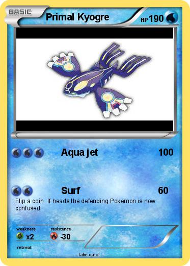 Pokemon Primal Kyogre