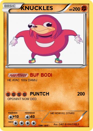 Pokemon KNUCKLES