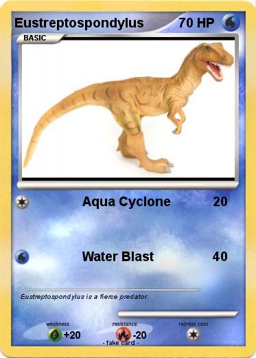 Pokemon Eustreptospondylus