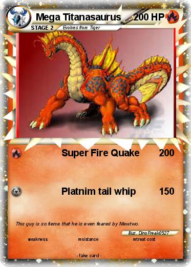 Pokemon Mega Titanasaurus