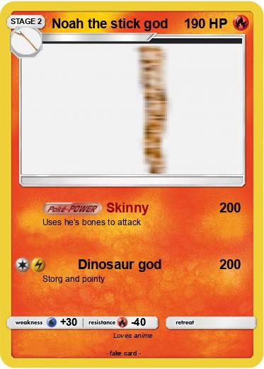 Pokemon Noah the stick god