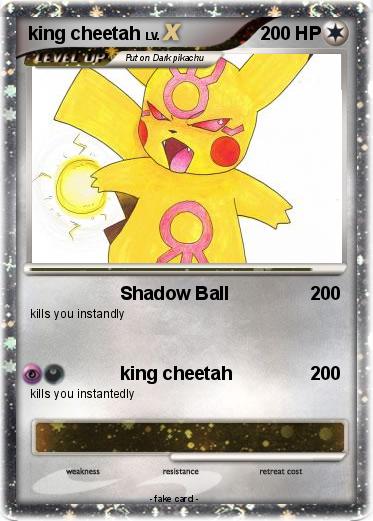Pokemon king cheetah