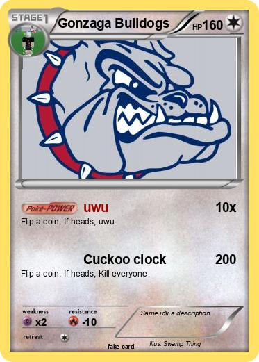 Pokemon Gonzaga Bulldogs