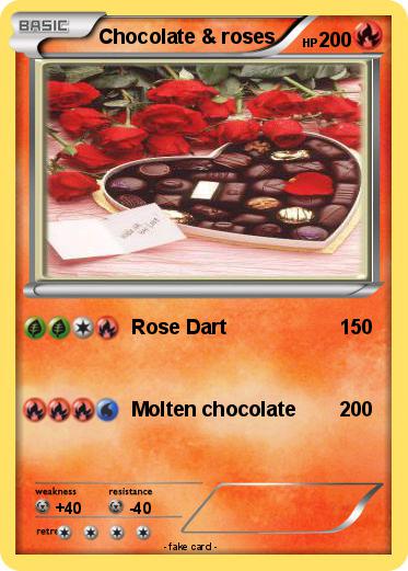 Pokemon Chocolate & roses