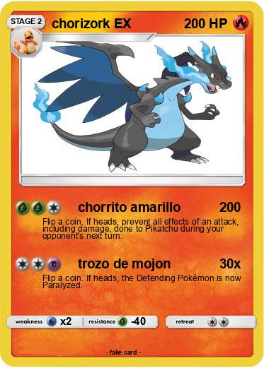 Pokemon chorizork EX