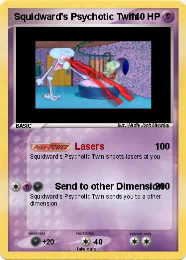 Pokemon Squidward's Psychotic Twin