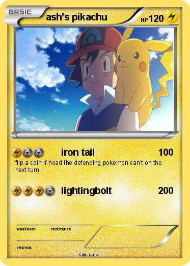 Pokemon ash's pikachu