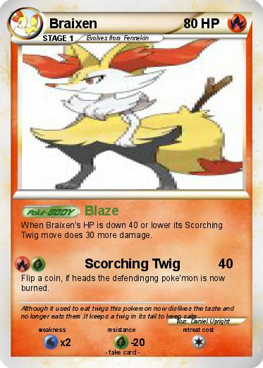 Pokemon Braixen