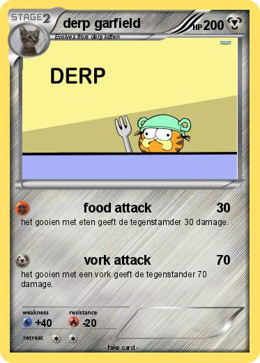 Pokemon derp garfield