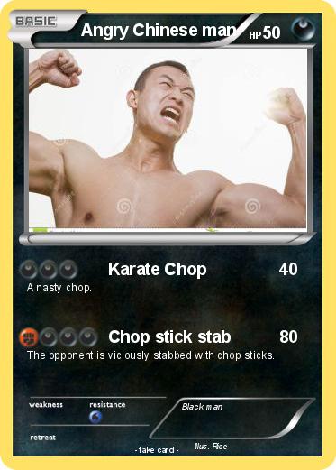 Pokemon Angry Chinese man