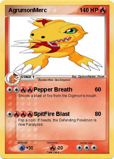 Pokemon AgrumonMerc