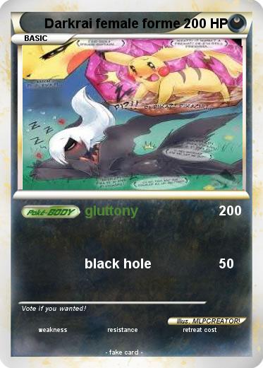 Pokemon Darkrai female forme