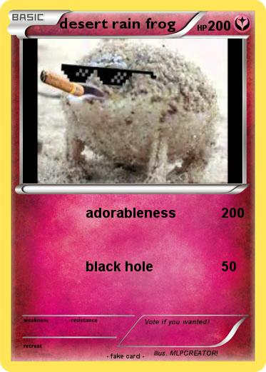 Pokemon desert rain frog