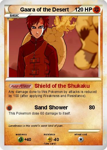 Pokemon Gaara of the Desert