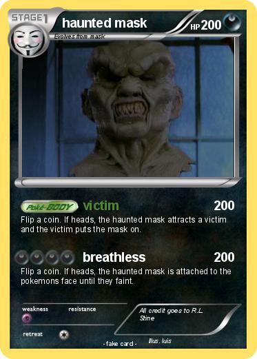 Pokemon haunted mask
