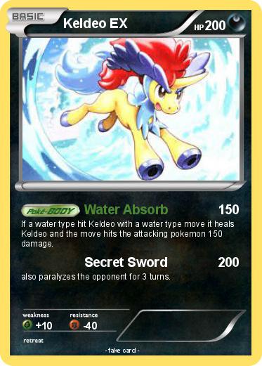 Pokemon Keldeo EX