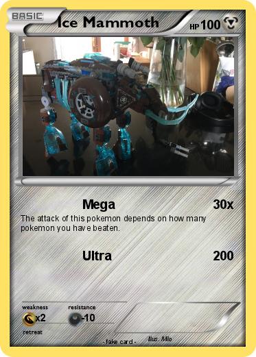 Pokemon Ice Mammoth