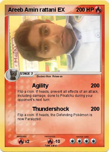 Pokemon Areeb Amin rattani EX