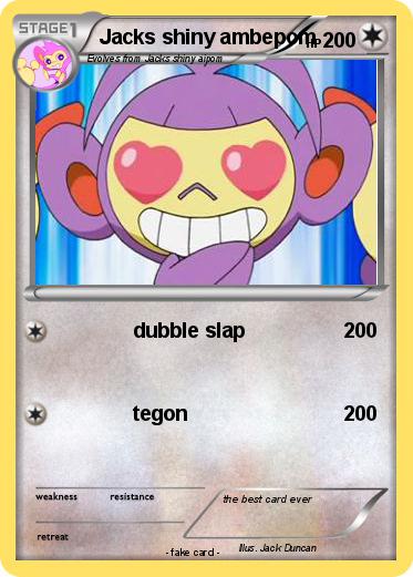 Pokemon Jacks shiny ambepom