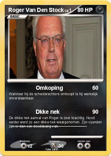 Pokemon Roger Van Den Stock