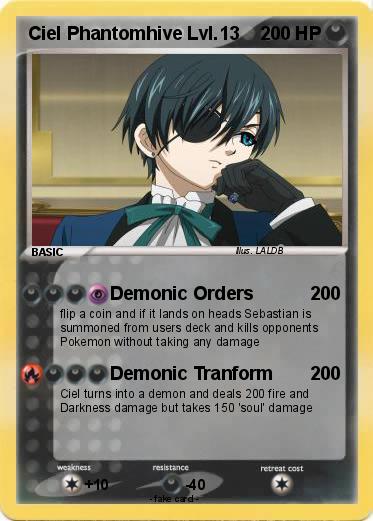 Pokemon Ciel Phantomhive Lvl.13