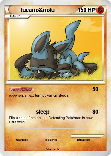 Pokemon lucario&riolu