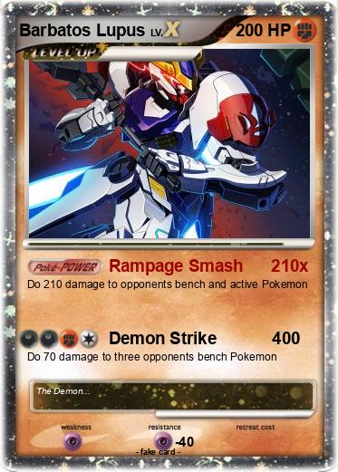 Pokemon Barbatos Lupus