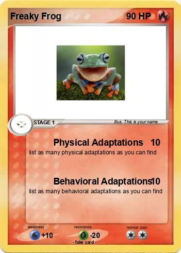 Pokemon Freaky Frog