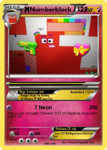 Pokemon Numberblock 1127 Pokemon Numberblock 1127
