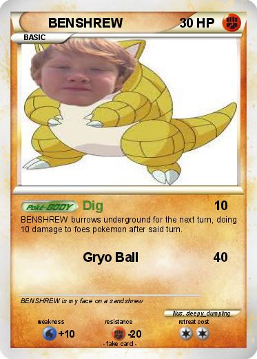 Pokemon BENSHREW